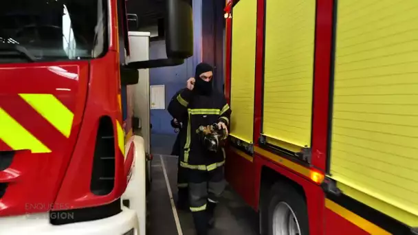 Manoeuvre de désincarcération d'un homme coincé dans sa voiture, à la caserne d'Ifs, près de Caen