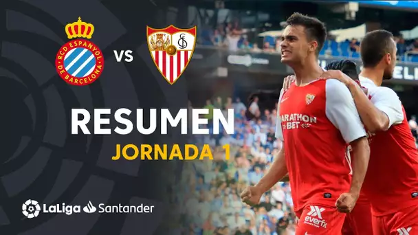 Resumen de RCD Espanyol vs Sevilla FC (0-2)