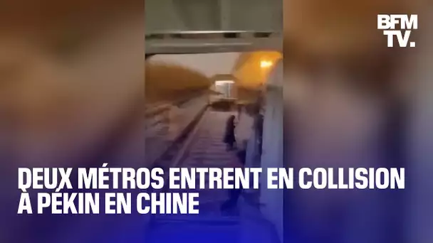 Chine: une collision entre deux métros à Pékin fait au moins 102 blessés