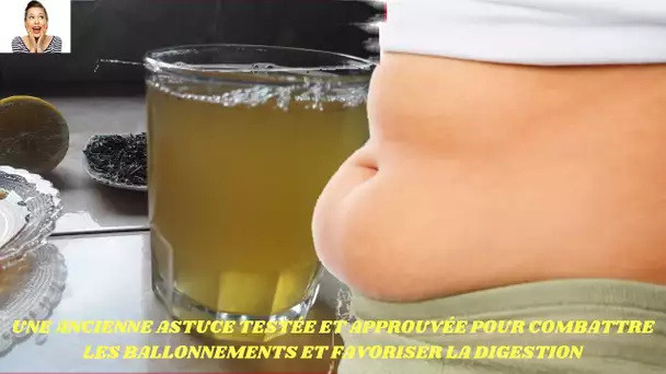 Voici une tisane au citron, thym et miel pour dégonfler votre ventre et soulager votre digestion