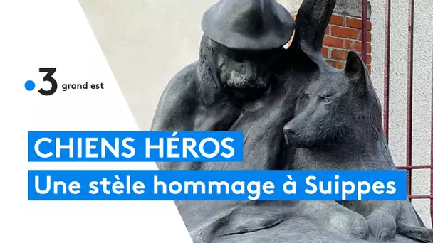 Une stèle en hommage aux chiens héros civils et militaires, une première en France