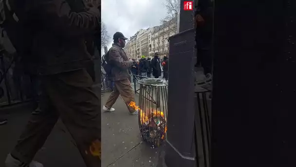 Paris : manifestation du 7 mars 2023 contre la réforme des retraites.