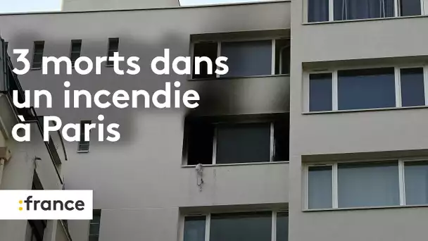 Un incendie à Paris fait 3 morts