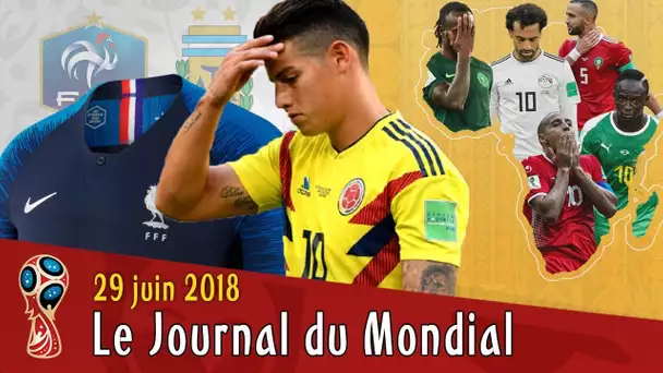 Les HUITIÈMES sans l'Afrique, JAMES OUT ? un MAILLOT à Gagner ! Le journal du Mondial