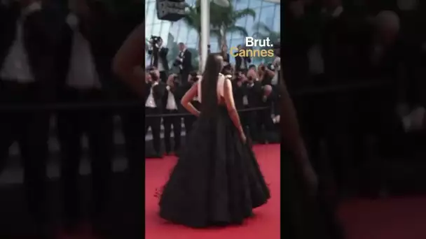 L’arrivée de Naomi Campbell au Festival de Cannes