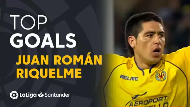 TOP 15 GOLES Juan Román Riquelme LaLiga Santander