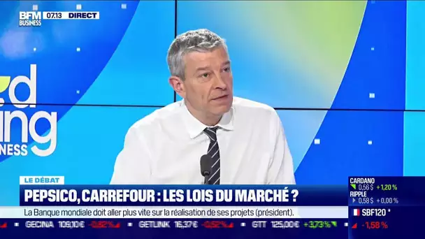 Nicolas Doze face à Jean-Marc Daniel : PepsiCo et Carrefour, les lois du marché ?