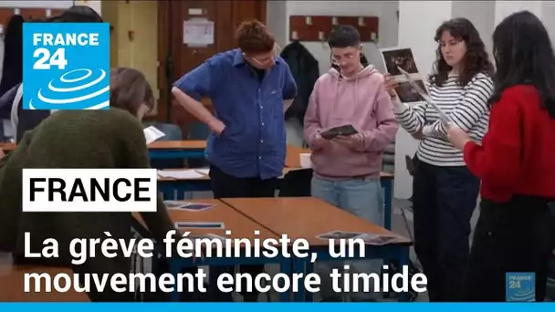 France : la grève féministe, un mouvement encore timide face aux exemples étrangers • FRANCE 24