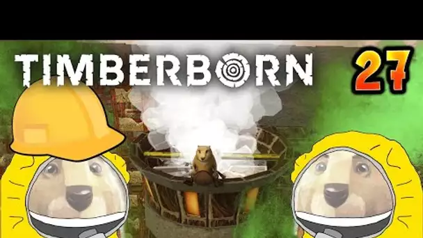 RESPIREZ MOI CETTE BELLE POLLUTION !! -Timberborn- Ep.27 [CHEMINÉES NUCLÉAIRES]