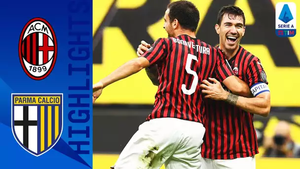 Milan 3-1 Parma | Kessie, Romagnoli e Calha rimontano i crociati | Serie A TIM