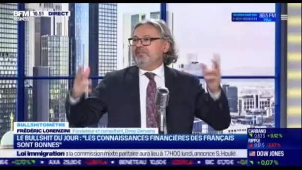 Bullshitomètre⛔: "Les Français ont les armes pour bien investir" Faux❌ répond Frédéric Lorenzini