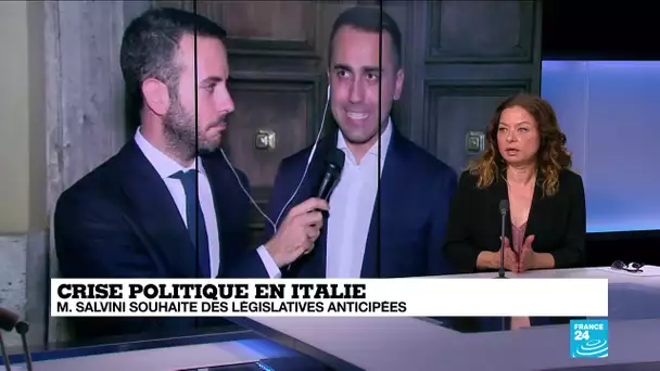 Crise politique en Italie : M.Salvini souhaite des législatives anticipées