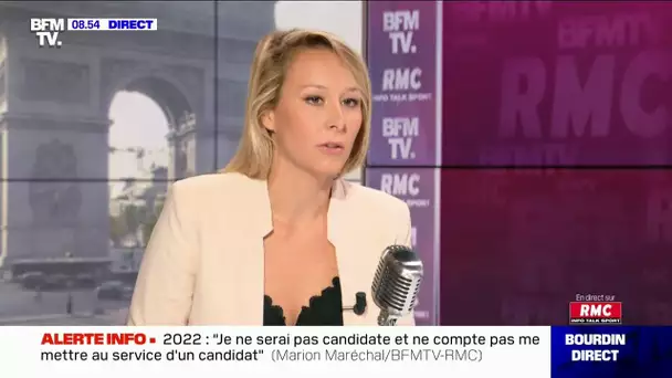"Marine Le Pen ne peut pas gagner seule": Marion Maréchal était sur RMC