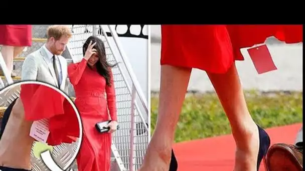 Meghan Markle étourdit dans une robe Valentino à 5 500 £ et des talons Louboutin lors d'un rendez-vo