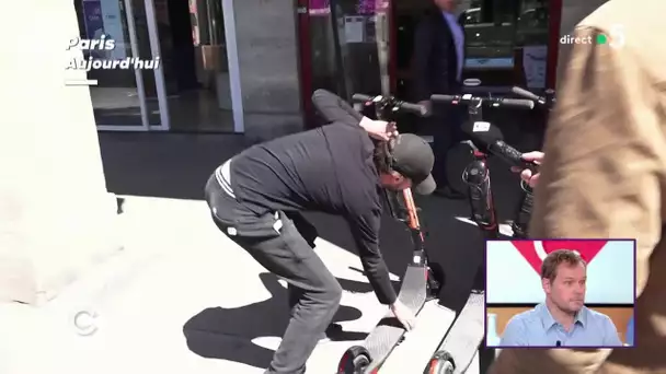 Faut-il interdire les trottinettes ? - C à Vous - 15/05/2019