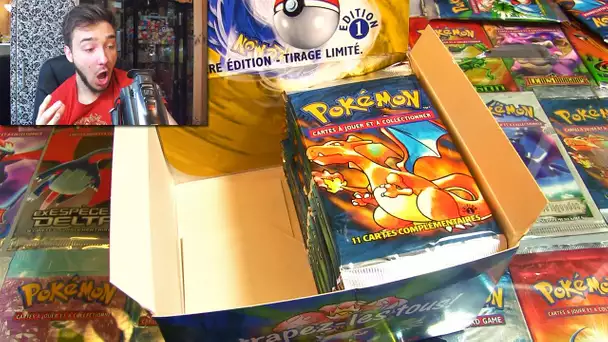 Ouverture d&#039;un Display Pokémon ULTRA-RARE Set de base ! 650 000 Abonnés !