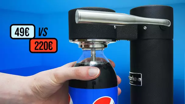 Machine à soda 49€ VS Machine à soda 220€