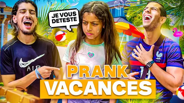 ON FAIT CROIRE À NOTRE PETITE SOEUR QU'ON PART EN VACANCE ! ELLE PLEURE ! PRANK