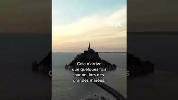 Quand le Mont-Saint-Michel devient une île