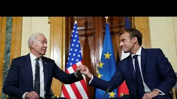 Crise des sous-marins : face à Emmanuel Macron, Joe Biden reconnaît des maladresses envers la ...