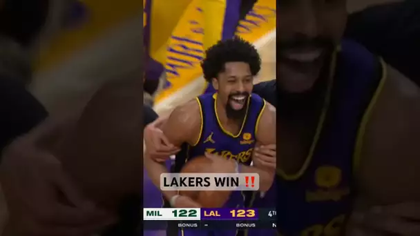 SPENCER DINWIDDIE SEALS THE LAKERS WIN! 🔥 | #Shorts