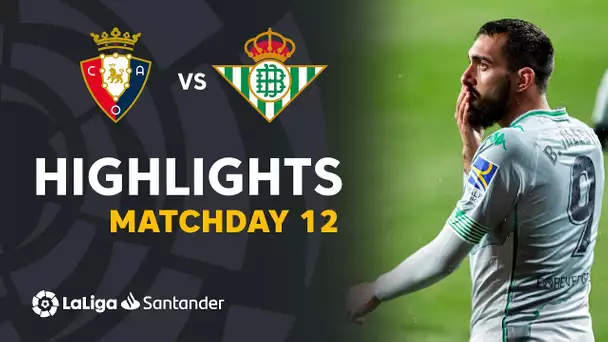 Highlights CA Osasuna vs Real Betis (0-2)