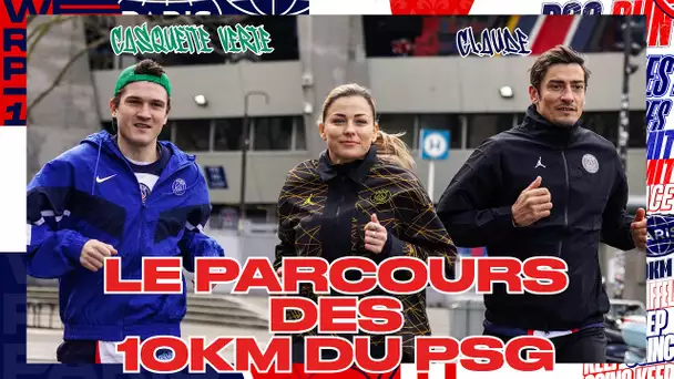 Le parcours de la #PSGWeRunParis avec Laure Boulleau, Casquette Verte, Claude Dartois ! 🏟🔝