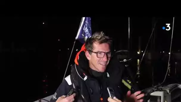 Le Vendéen Xavier Macaire remporte la première étape de la Solitaire du Figaro.