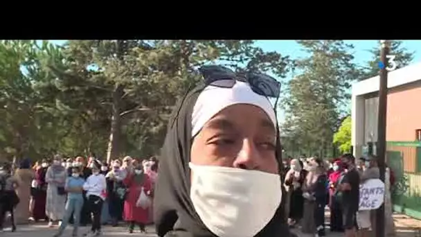 Grève au collège la Mosson de Montpellier : des parents manifestent pour la reprise des cours