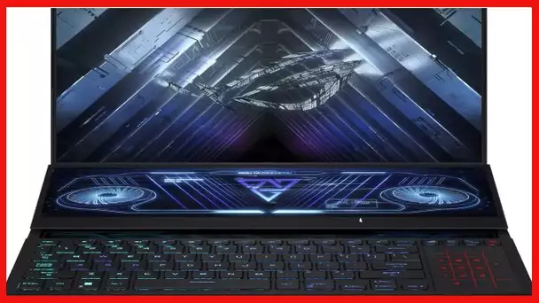 ASUS ROG Zephyrus Duo 16 Gaming Laptop, 16” 165Hz ROG Nebula HDR QHD 16:10 Display, NVIDIA GeForce