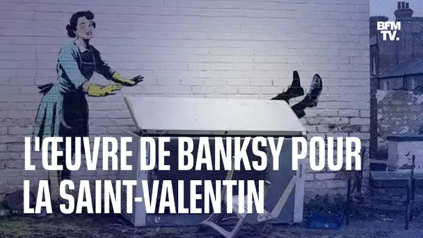 Royaume-Uni: une œuvre de Banksy apparue à Margate le jour de la Saint-Valentin