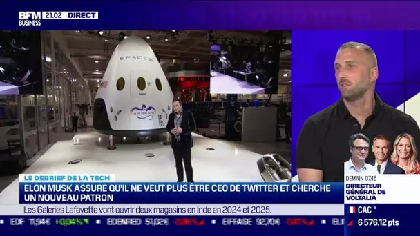 Elon Musk ne souhaite plus être le PDG de Twitter