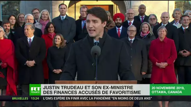 Justin Trudeau et son ancien ministre des Finances accusés de favoritisme