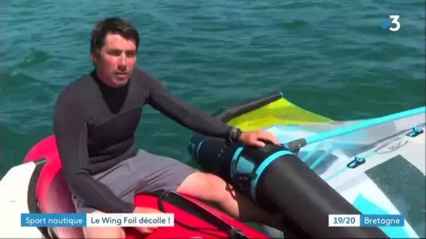 Découverte du wing foil, sport nautique qui décolle