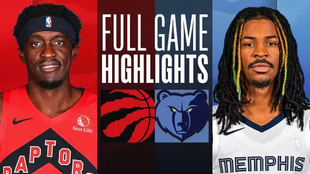RAPTORS at GRIZZLIES | FULL GAME HIGHLIGHTS | January 3, 2024