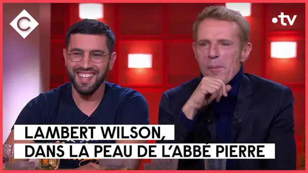 Lambert Wilson, Grégory Gadebois et Mohamed Boclet - C à Vous - 21/02/2023
