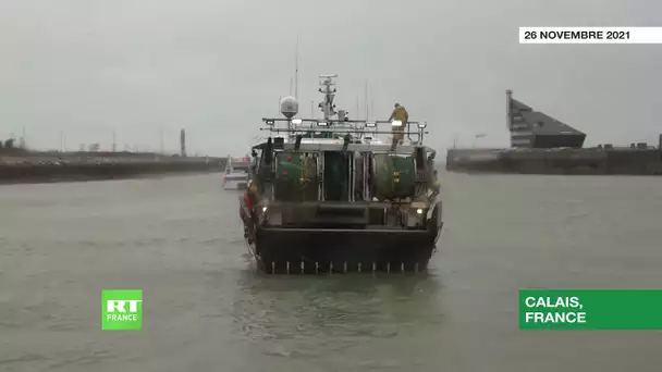 Licences post-Brexit : des pêcheurs français ont bloqué les ferries au port de Calais