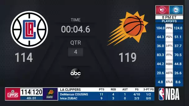 Clippers @ Suns WCF Game 1 | NBA Playoffs on ABC Live Scoreboard