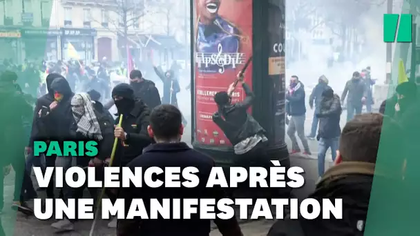 Des violences en marge de la manifestation pour les victimes kurdes de la fusillade à Paris