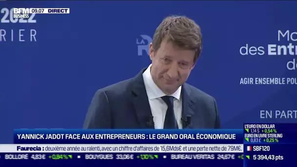 Yannick Jadot face aux entrepreneurs: le grand oral économique