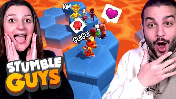 GUILLAUME ET KIM VS LES ABONNES SUR STUMBLE GUYS !