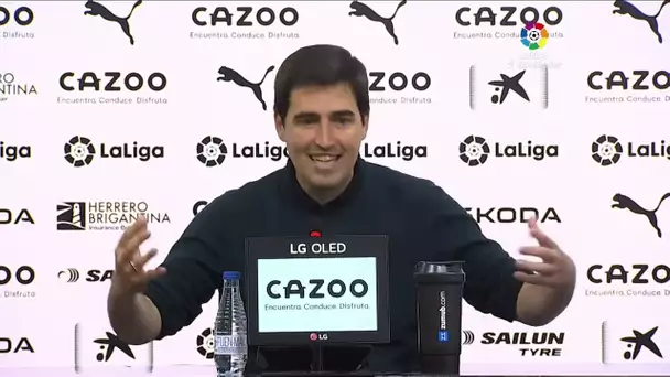 Rueda de prensa Valencia CF vs Rayo Vallecano