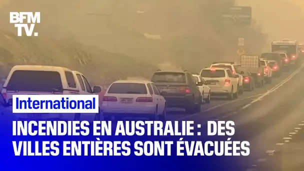 Des villes entières sont évacuées à cause des incendies en Australie