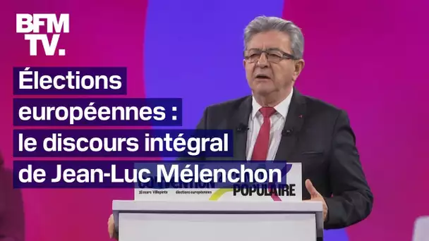 Jean-Luc Mélenchon: "Si vous ne voulez pas de la guerre, votez Insoumis"