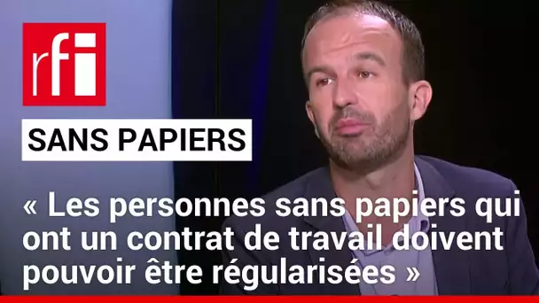 Manuel Bompard (LFI) favorable à la régularisation de l'ensemble des travailleurs sans papiers