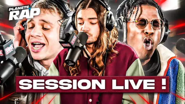 SESSION LIVE avec Lujipeka, Georgio, BEN plg & Yamê ! #PlanèteRap