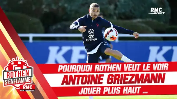 Equipe de France : Rothen veut voir Griezmann jouer plus haut