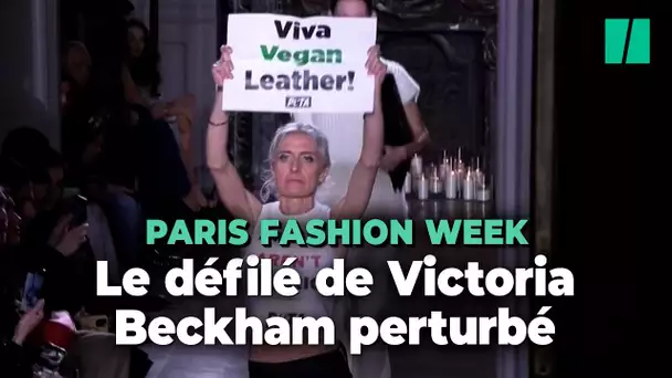 Le défilé Victoria Beckham à la Fashion Week de Paris ne s'est pas passé comme prévu