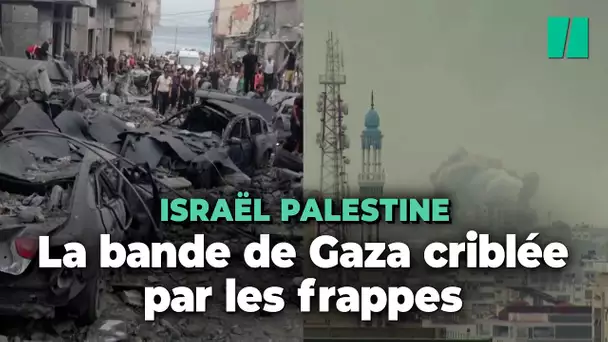 Plus de 500 cibles frappées dans la bande de Gaza suite aux attaques du Hamas contre Israël