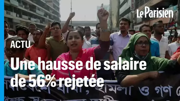 Bangladesh : les ouvriers du textile rejettent une hausse de salaire de 56%
